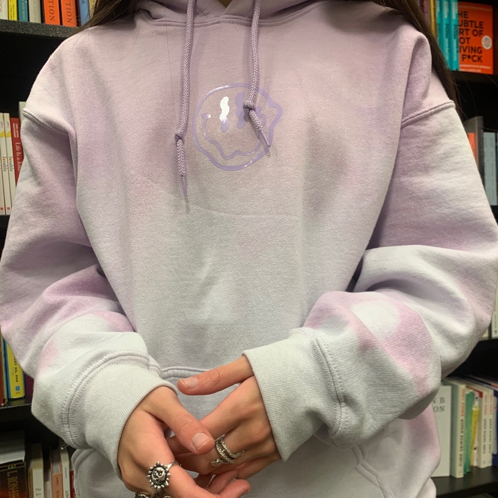 purple tie dye hoodie💜
